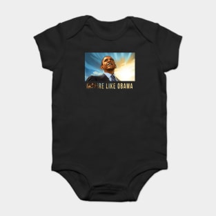 Inspire Like Obama, Barack Obama, Black History Baby Bodysuit